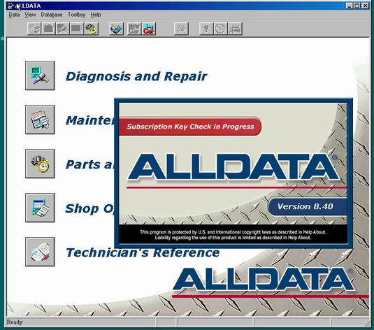 Alldata 8.40 2005 Full Version программа по ремонту автомобилей